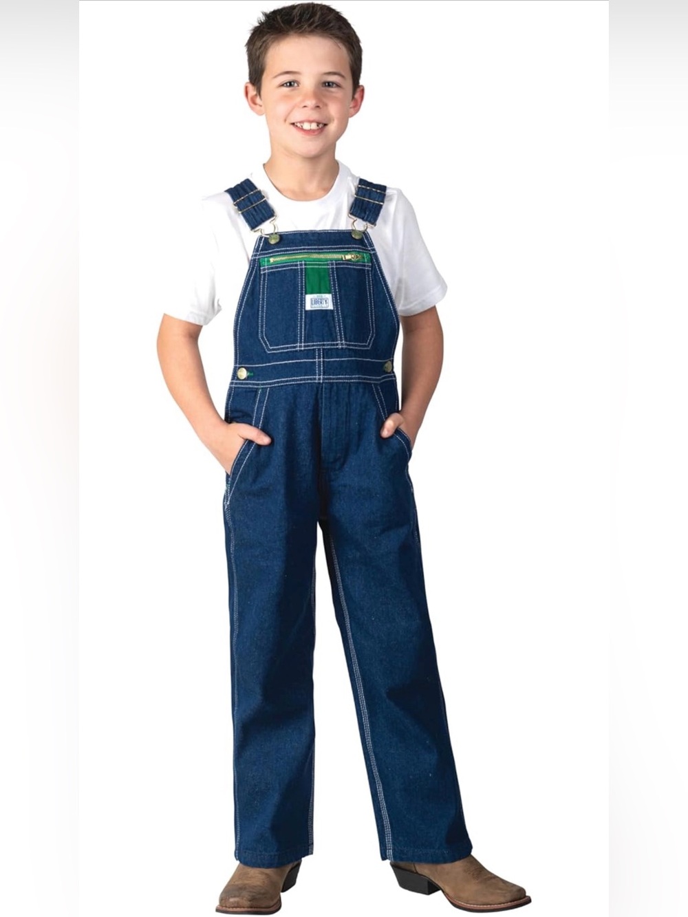 Liberty Size 5 Original Fit Bibs Denim Overalls Cotton
